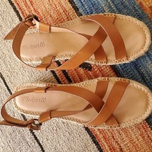 Madewell Malia espadrille sandal sz 11M